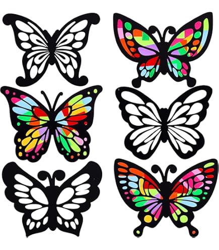 24 Piezas De Mandala Para Ventanas, Colorea Tu Propio Material De Vidrieras Para Ventanas De Mandala, Kit De Vidrieras Para Manualidades Para Amantes Creativos, Principiantes, Niños, Adolescentes