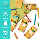 THE TWIDDLERS 60 Boxes Mini Colouring Pencils 6 per Box 360 Total view 3