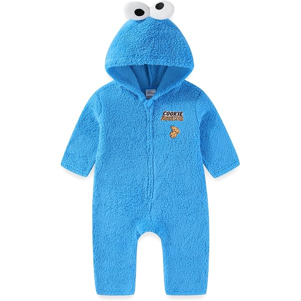 Disfraz De Monstruo De Las Galletas – Talla 0-6 Meses, Incluye Traje Y Gorro