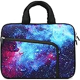 14 15 15.4 15.6 inch Laptop Handle Bag Computer Protect Case Pouch Holder Notebook Sleeve Neoprene Cover Soft Carrying Case with Extra Pockets for Dell Lenovo Toshiba HP Chromebook ASUS Acer(Galaxy)