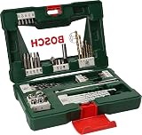 Bosch 48 Pc Titanium Drill and Screwdriver Bit Set V-Line Magnetic Rod
