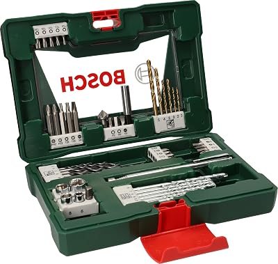 Bosch 48 Pc Titanium Drill and Screwdriver Bit Set V-Line Magnetic Rod