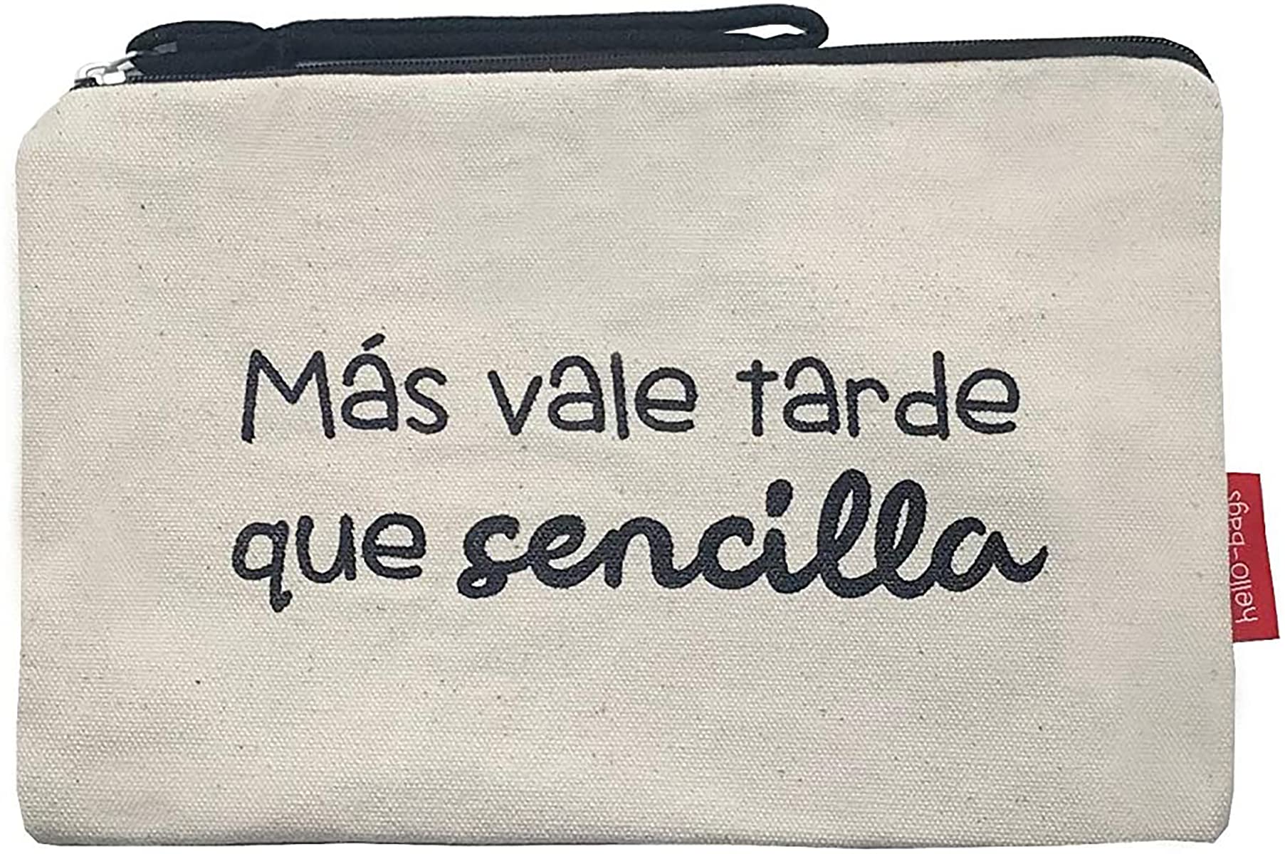 Econanos Hellobags2019 Canvas & Beach Tote Bag, 23 cm, White (Blanco)