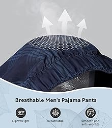 DAVID ARCHY Mens Pajama Pants Soft Cotton Plaid
