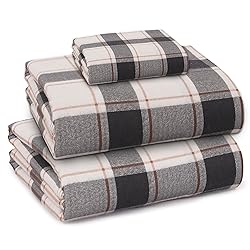 RUVANTI Organic Flannel Sheets Twin Size