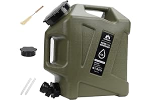 GoCampDirect Camping Water Container - 3.2 Gallan Water Jug with Spigot| Portable Water Tank for Outdoor Hiking Picnic Supplies-Green