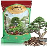 Omitgoter Bonsai Soil Mix 10qt, Potting Soil Mix Ready to Use for Bonsai Tree and Indoor Plants, Composed of Akadama, Lava Rock, Prumice, Bark