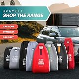 Bramble XL Stroller Bag Grey for Airplane Travel Twin Pram Bag 120x60x38cm view 9