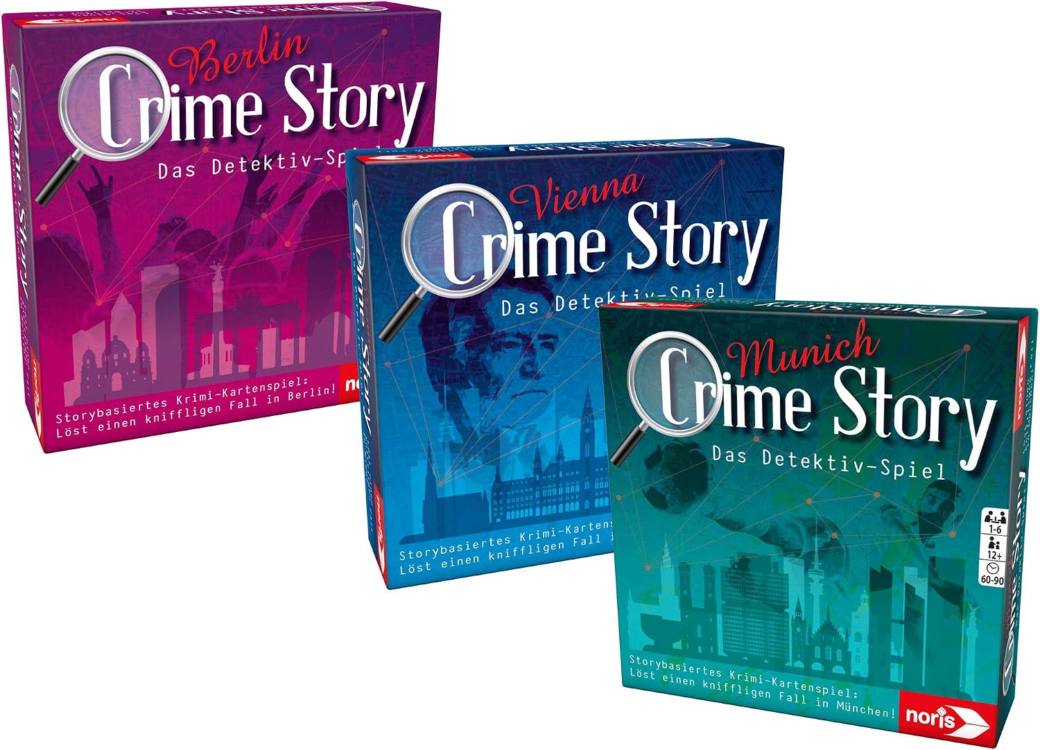Noris 606201890 Crime Story Munich Crime Game for Adults and Children from 12 Years Detective Card Game on the Theme of Munich for 1 to 6 Players - Image 4
