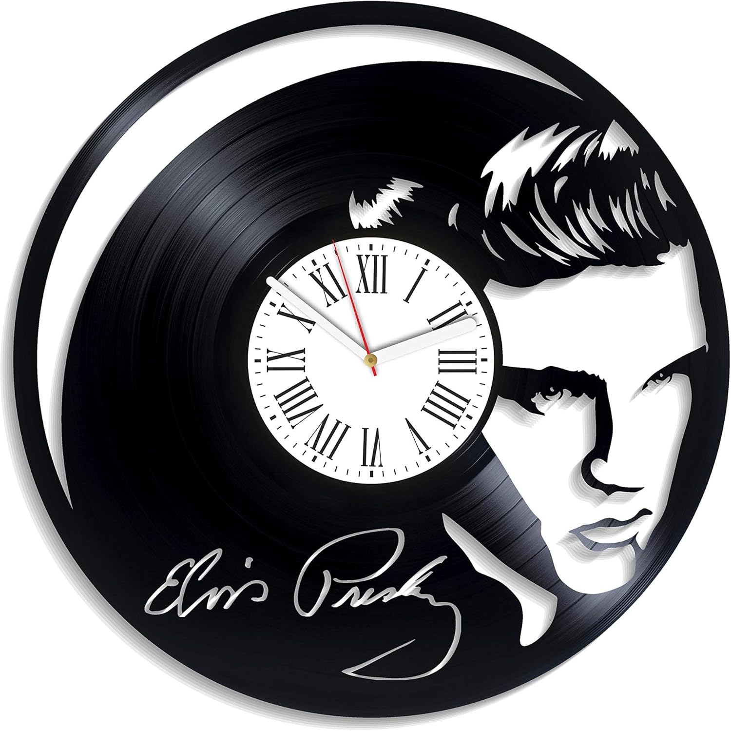 Kovides King of Rock and Roll Wall Clock Elvis Presley