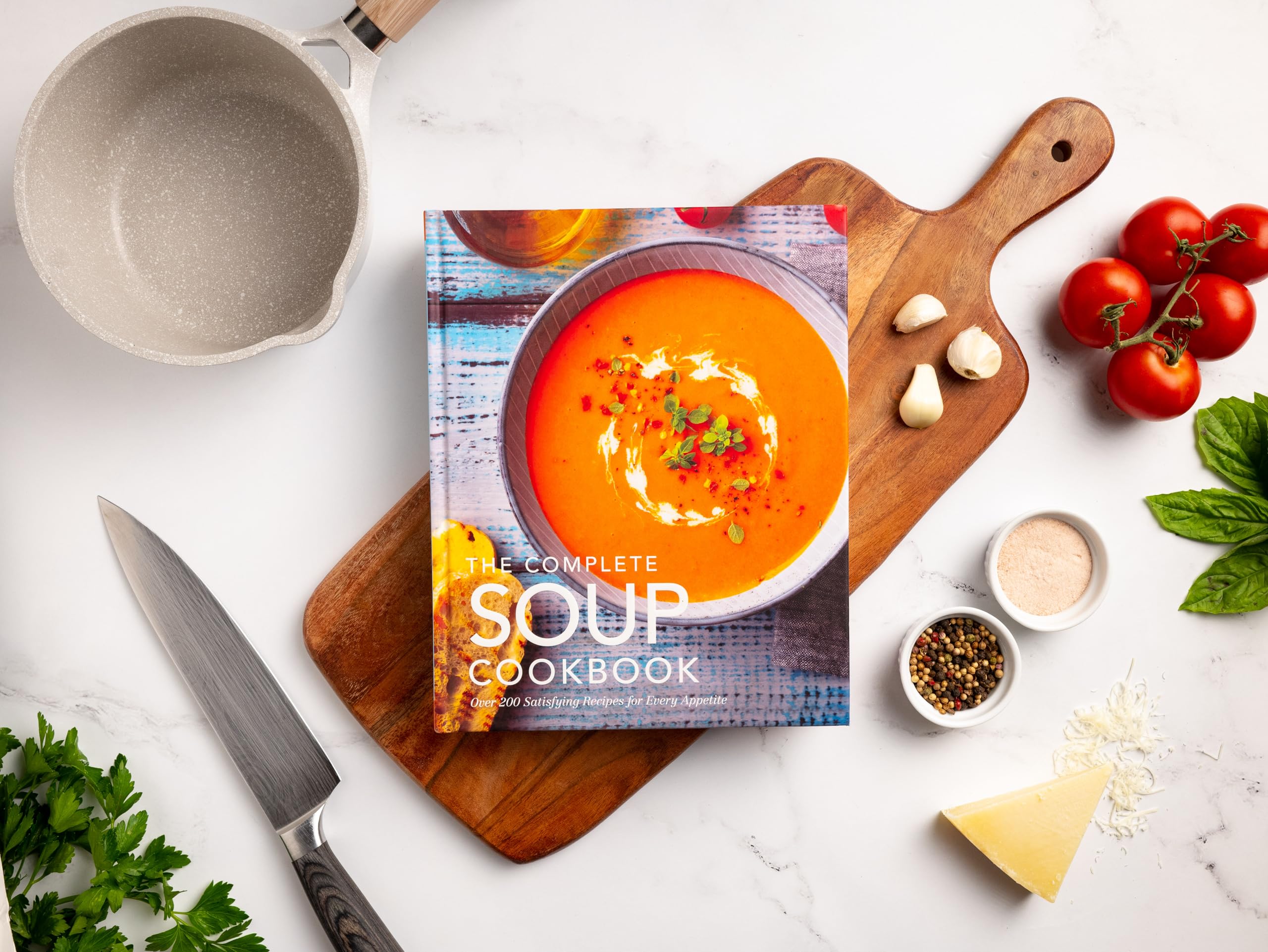 The Complete Soup Cookbook: Over 300 Satisfying Soups, Broths, Stews, and More for Every Appetite (Complete Cookbook Collection) The Complete Soup Cookbook: Over 300 Satisfying Soups, Broths, Stews, and More for Every Appetite (Complete Cookbook Collection) Hardcover