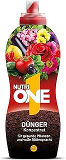 Nutri ONE Universal-Dünger, Flüssigkonzentrat für Topfpflanzen, Balkonpflanzen, Gemüse, Kräuter und Garten, 1 Liter Flüssigdünger