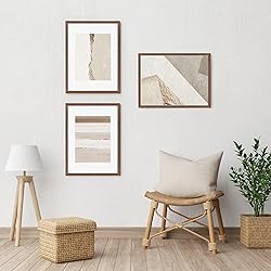 12x16 Picture Frames, Solid Oak Wood