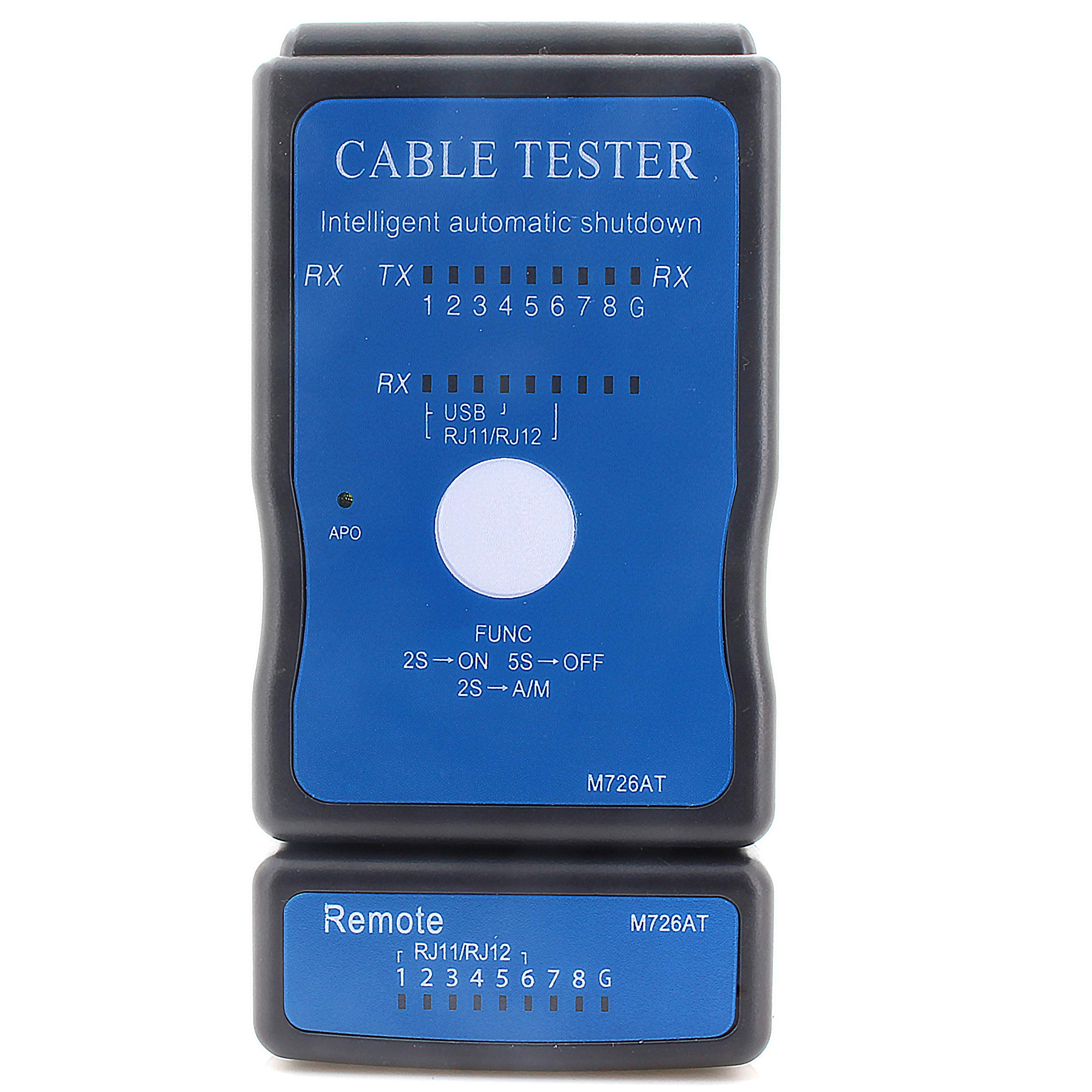 1aTTack.de USB LAN Multi Tester RJ11/ RJ12/ RJ45 USB Cat5 Cat6 Cat7 Cat8 Auto-Scan 1 piece — image 1