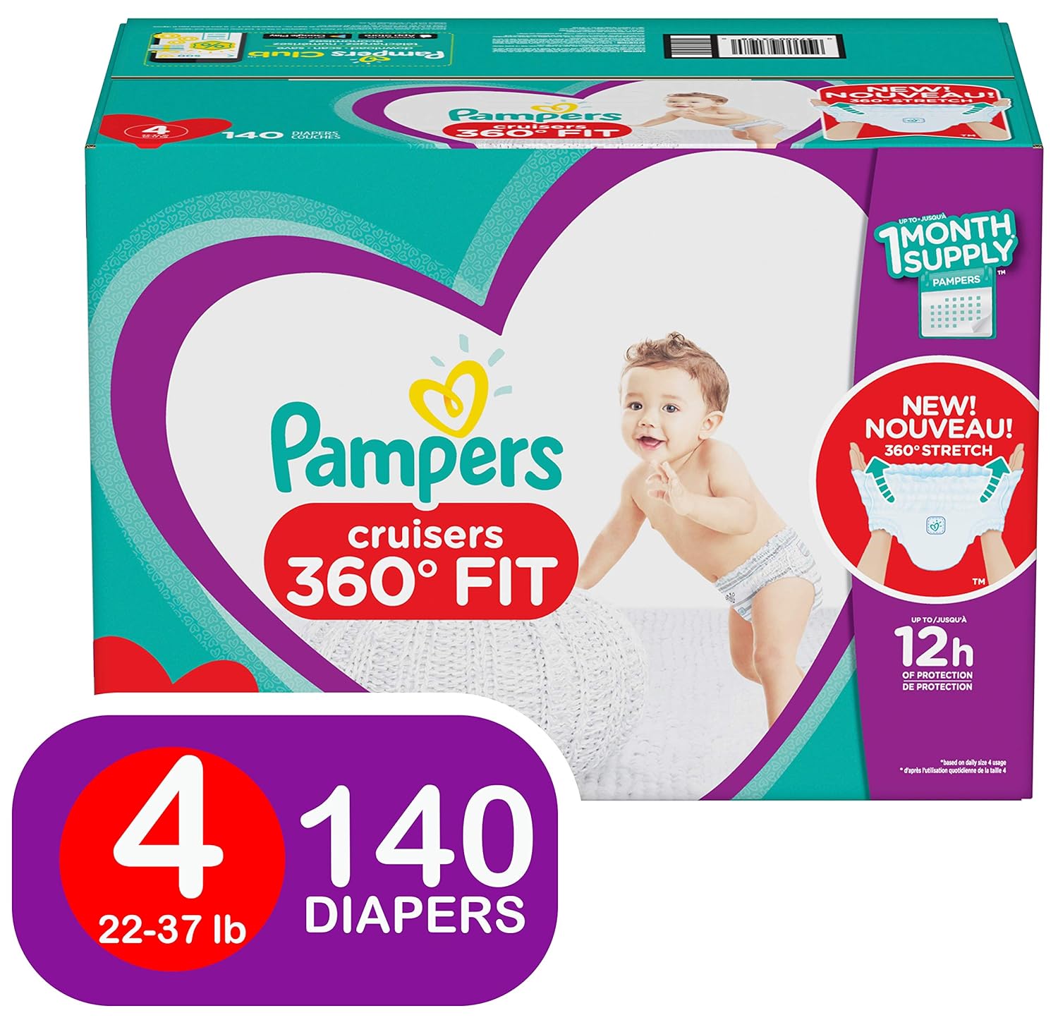 pampers cruisers 360 fit diapers size