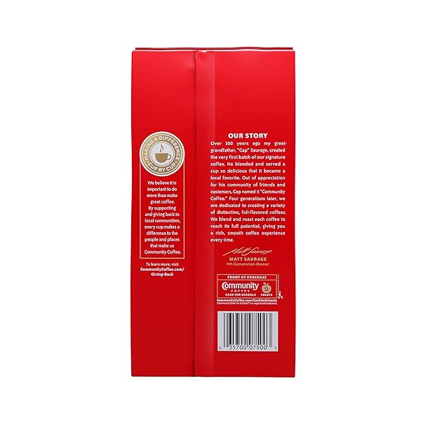 COMMUNITY COFFEE DARK ROAST GROUND COFFEE, VACUUM PACKED 23 OUNCE BAG (PACK OF 1)