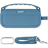 Baval Soft Silicone Cover Case for Bose New SoundLink Flex Portable Bluetooth Speaker 2nd Gen,Blue Dusk Silicone Cover