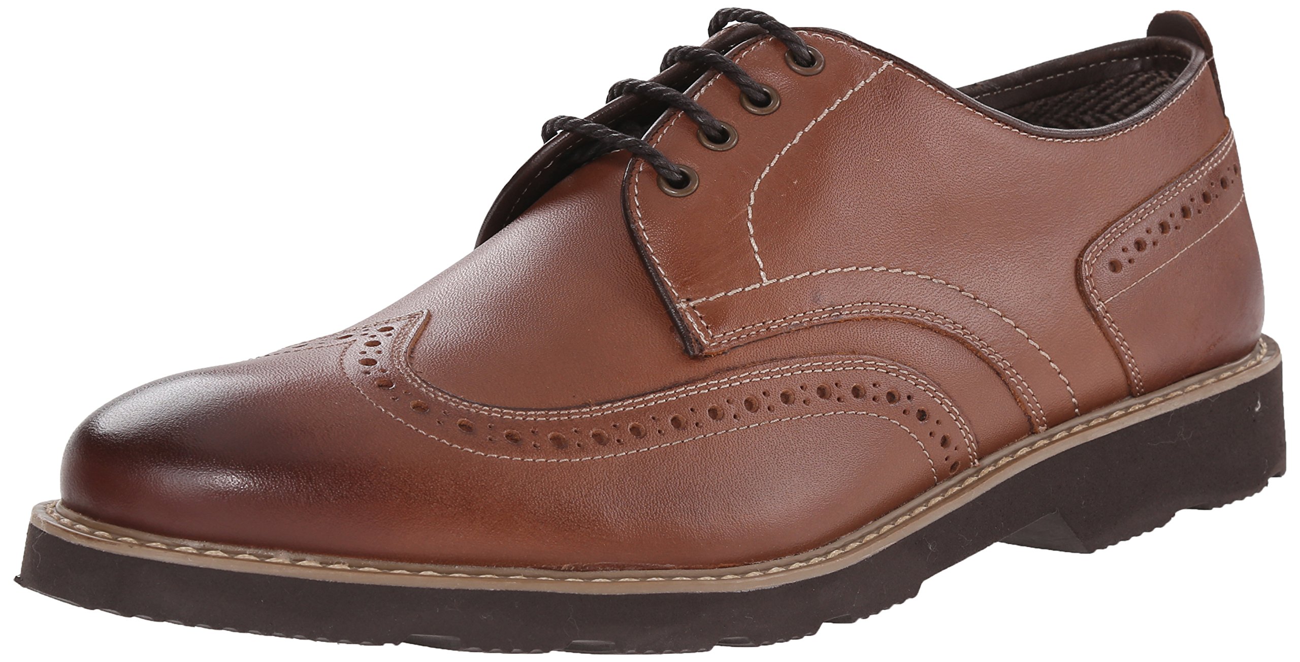 Casey Casual Wingtip Oxford, Cognac 