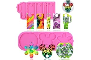 Juome Name Plate Resin Molds Silicone for Stanley Cup Lid 40oz Tumbler, 8 Pcs Name Tag Silicone Molds for Epoxy Resin Casting, DIY Personalized Custom Name Plate Making for Stanley