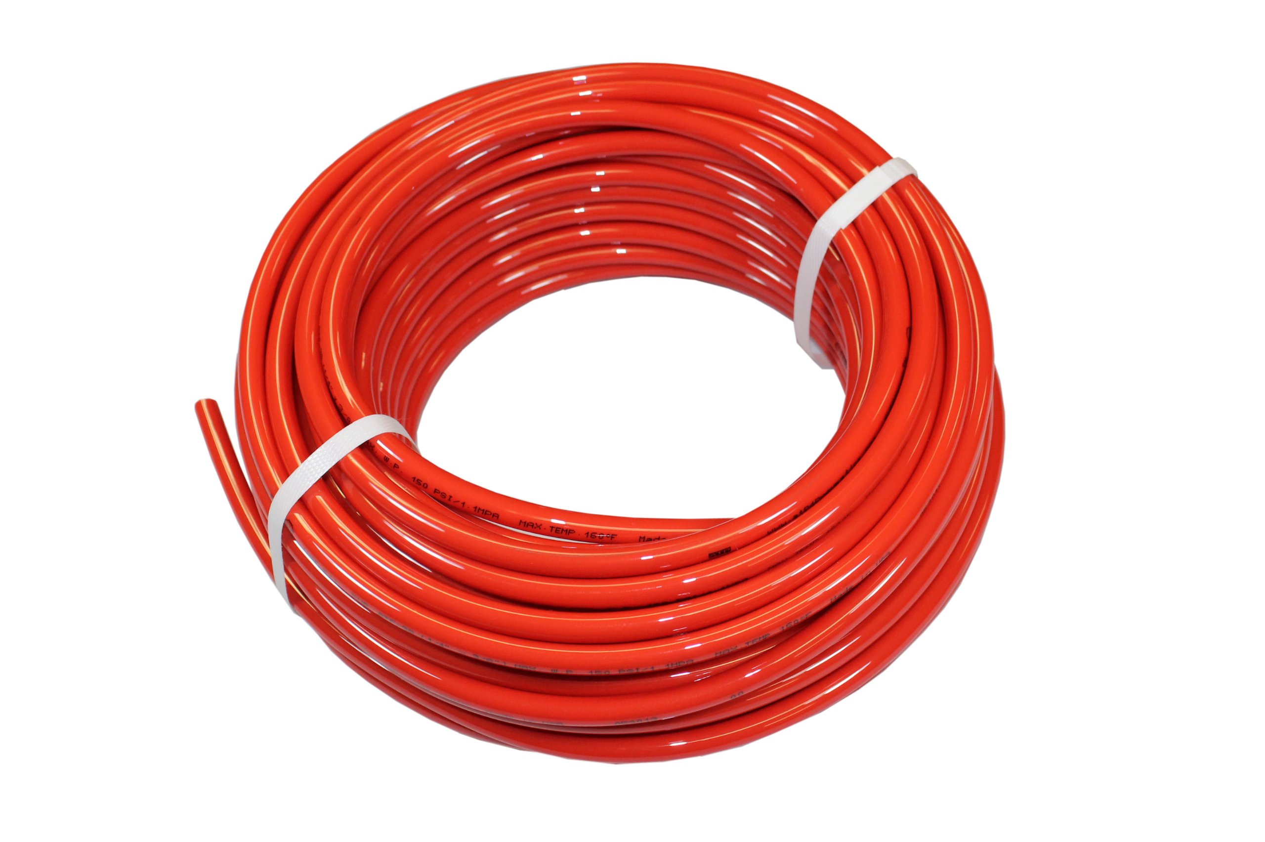 Photo 1 of ATP-PU08M Surethane Polyurethane Plastic Tubing, Red, 3/16" ID x 5/16" OD, 100 feet Length