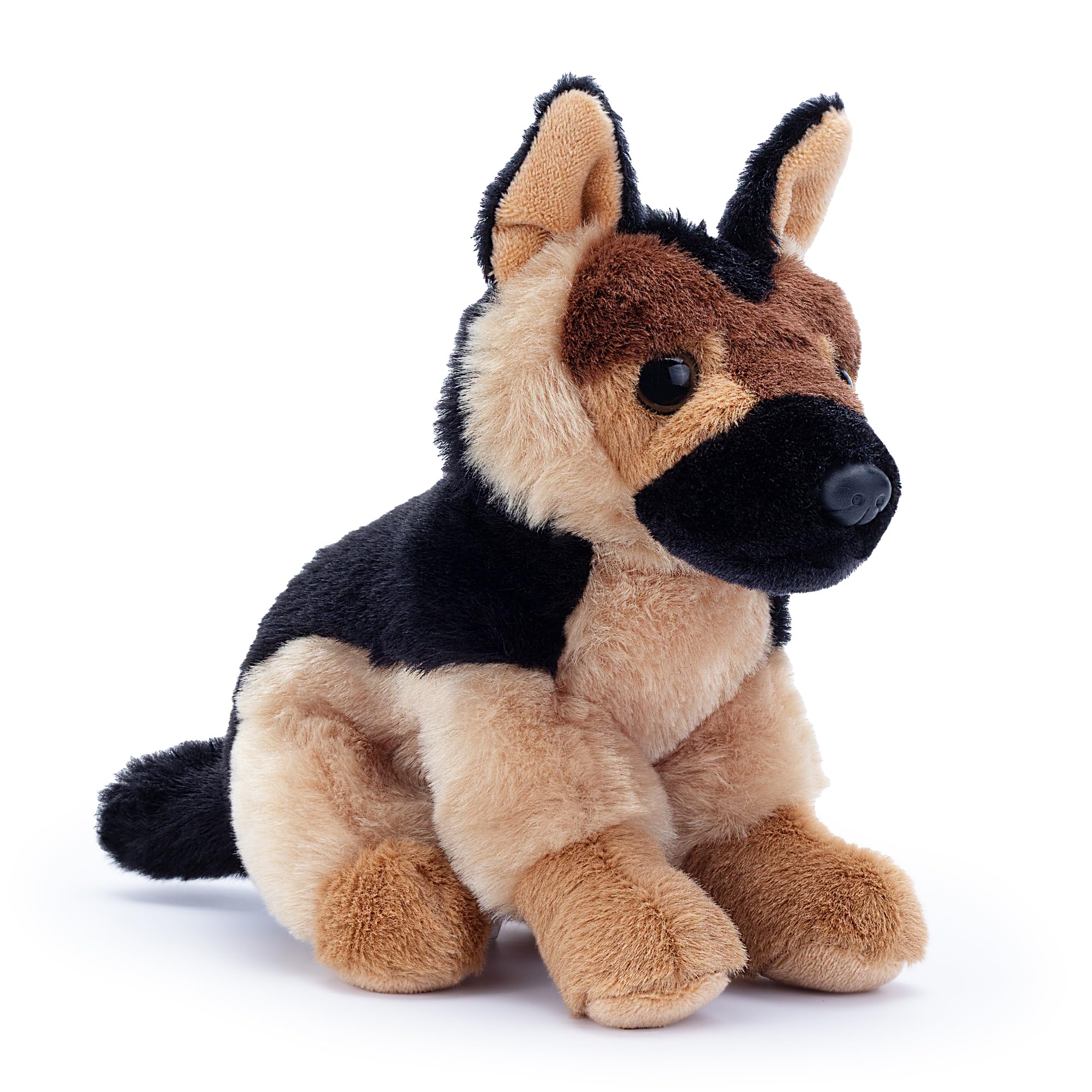 Zappi Co Palm Pups German Shepherd Dog Plush Toy (20cm) - Soft, Cuddly, 100% Recycled - Loyal Guardian Friend — image 1
