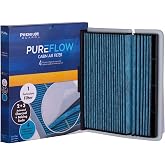 PUREFLOW PC5384X Cabin Air Filter | Fits 1997-2004 Ford F-150 4.2L, 4.6L, 5.4L; 1999-2003 F-250 Super Duty, F-350 Super Duty, F-550 Super Duty, F-450 Super Duty 7.3L