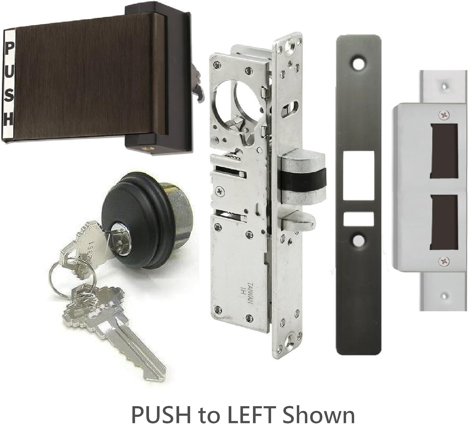 Deadbolts Adams Rite Cam in Duronotic 11/8 Backset Pacific Doorware