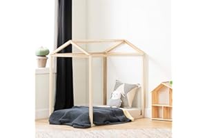 South Shore Sweedi Toddler House Bed, Natural Wood