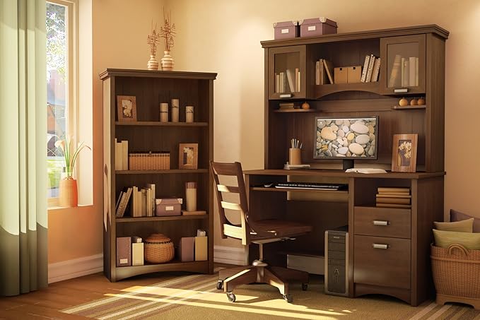 Amazon.com: South Shore Muebles gascony Collection Hutch ...