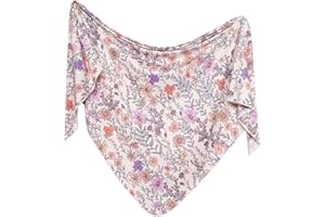 Copper Pearl Large Premium Knit Baby Swaddle Receiving Blanket Flora