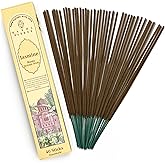 Incense Sticks, Jasmine Incense, Made with Natural Ingredients, Hand Rolled Aromatic Masala, 40 Stick Pack, 45-60 Minute Burn Time, Best for Home Fragrance, Meditation, Yoga, Spiritual Healing