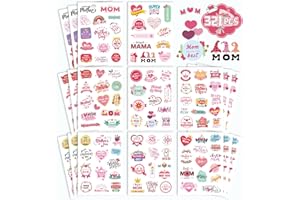 DUJAA Happy Mothers Day Stickers, 321Pcs Mother's Day Stickers, Mom Stickers, Mothers Day Gifts Cards Lables