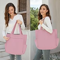 Buringer Corduroy Tote Bag for Women Large Shoulder