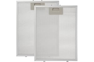 SHINEOFI 2Pcs Range Hood Grease Filter Replacement Mesh Kitchen Vent Filters 12.59X10.23X0.35In Washable Reusable Cooker Hood