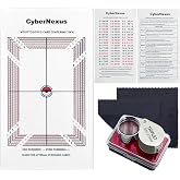 Card Grading Centering Tool Kit for Pokemon | 30x Magnifier, Cleaning Cloth, Measuring Tools for Trading Cards, Psa Latest Grading Standards, BGS Submissions