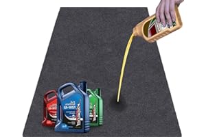 TRIDOK Garage Floor Matting 36X60 Inches Oil Absorbent Garage Mat for Under Car Waterproof Backing Layer Protects Floor from Spills, Drips, Splashes and Stains Oil Drip Pan