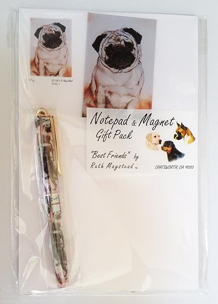 Cane Carlino Fulvo Set Regalo Da Ruth Maystead Migliori Amici Sono Incluse Una Bella Penna Roller E Penna Di Velluto Colore Blocco E Matching Fridge Magnet Amazon It Cancelleria E Prodotti Per Ufficio
