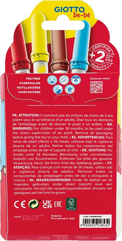 - Etui 6 maxi feutres