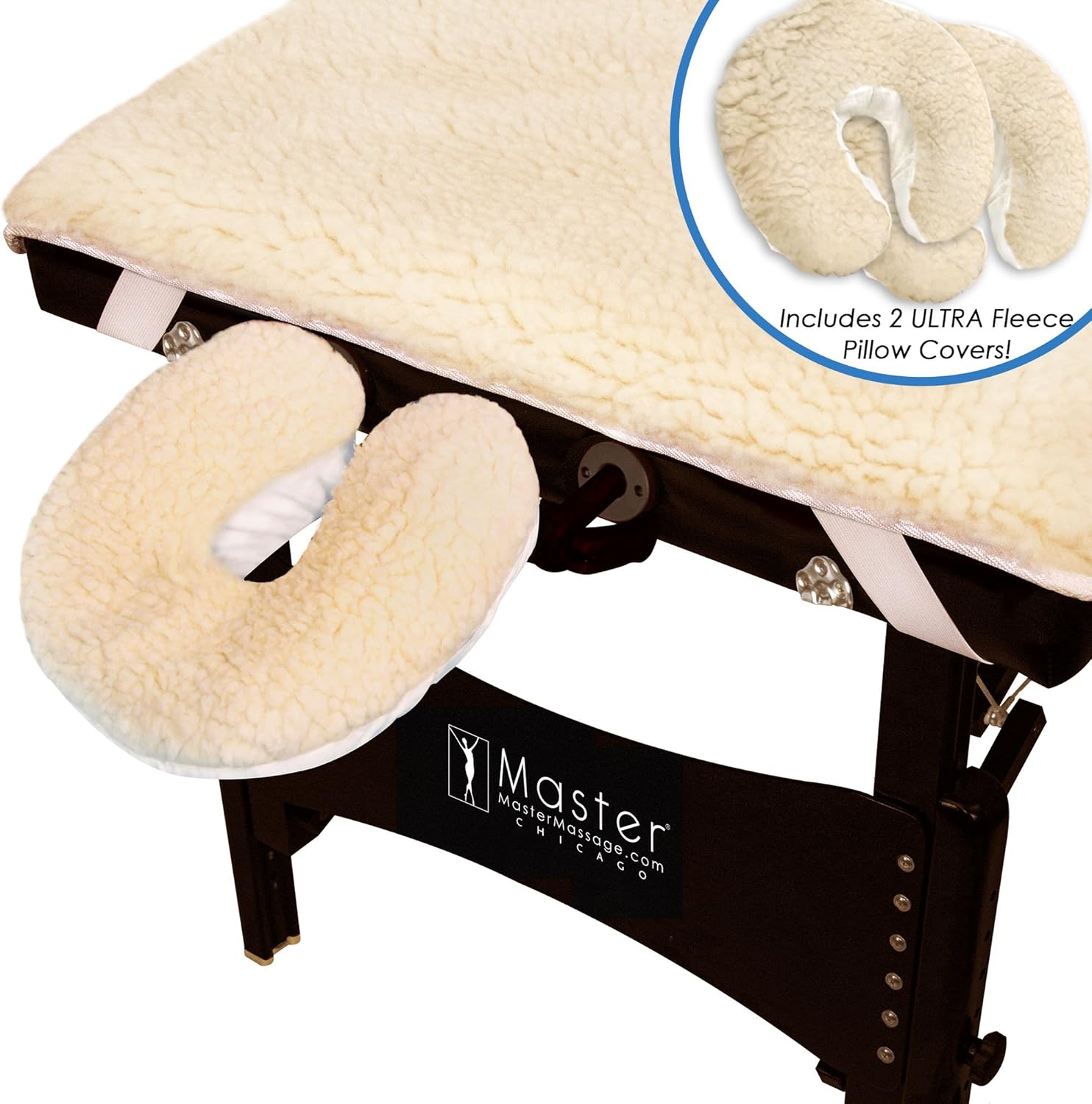 Master Massage New Ultra Fleece Pad Sheet Set for Massage Table: Health & Personal Care