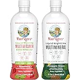 MARYRUTH'S Liquid Morning Multivitamin (Strawberry) & Liquid Nighttime Multimineral (Pineapple) | Clean Label Project Verifie