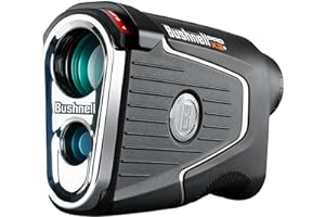 Bushnell Pro X3+ Golf Rangefinder with Wind Speed and Direction,1300 Yard Range,7X Magnification, Pin Locking with Visual Jolt