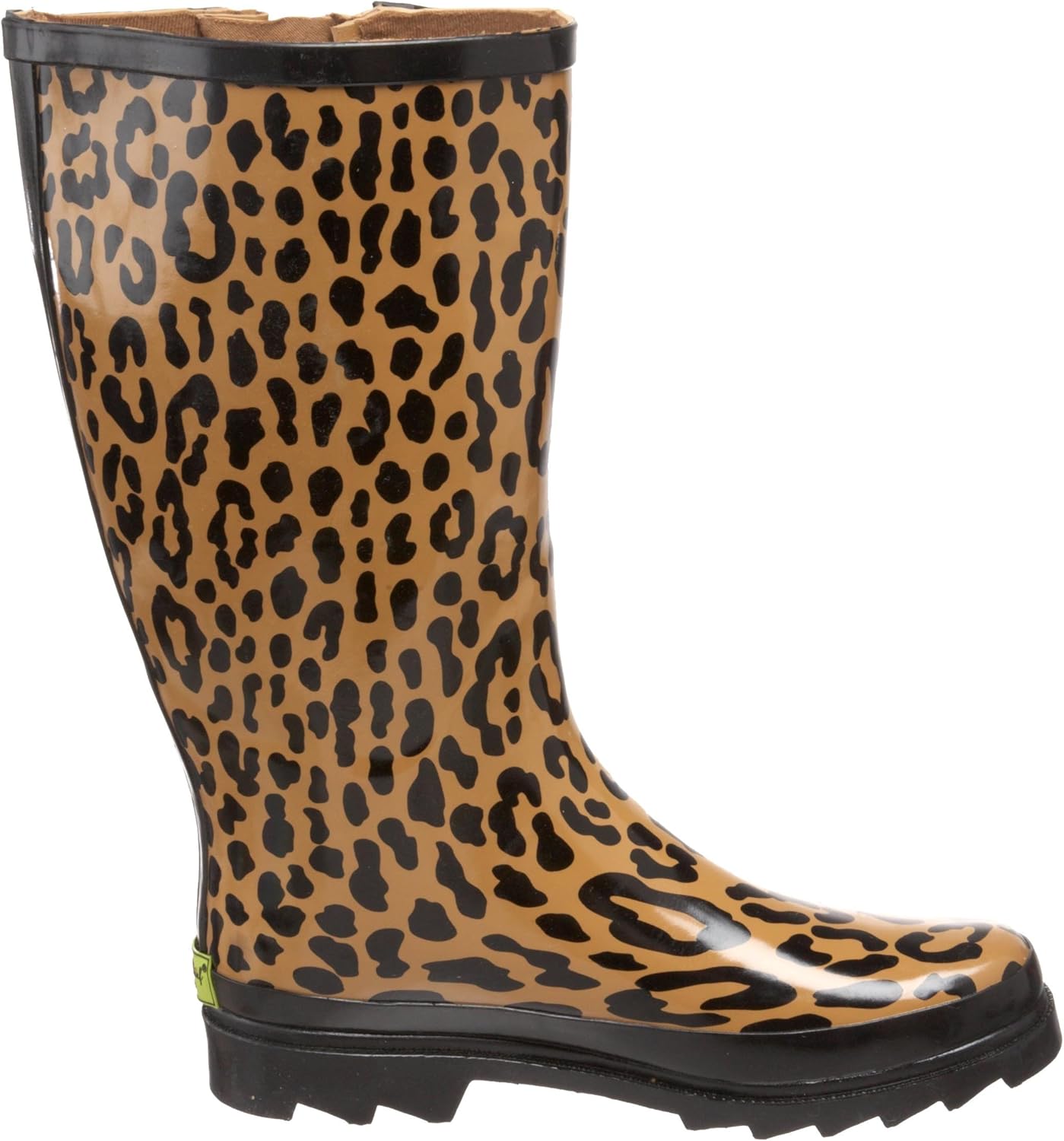 leopard print rain boots