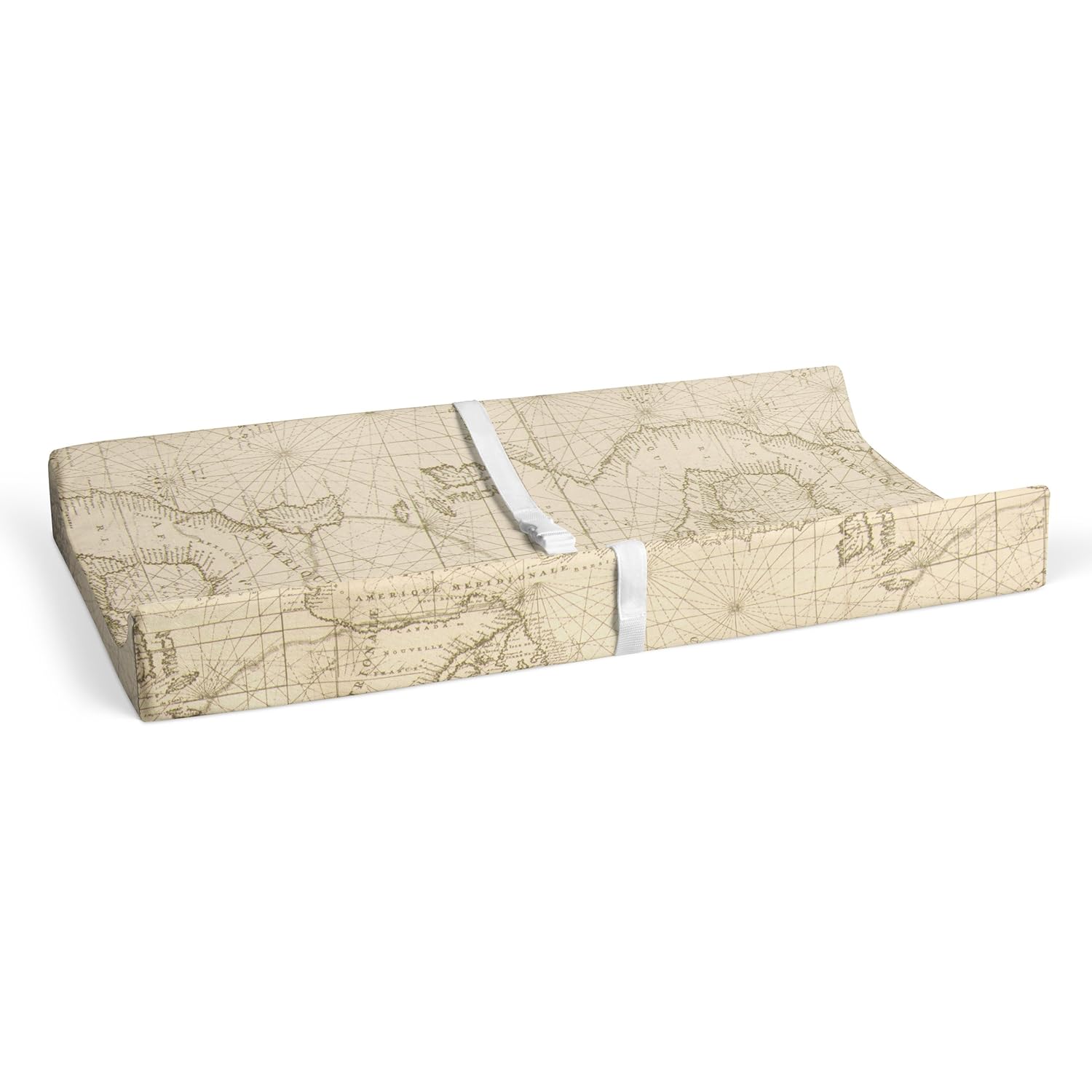 beige changing pad cover