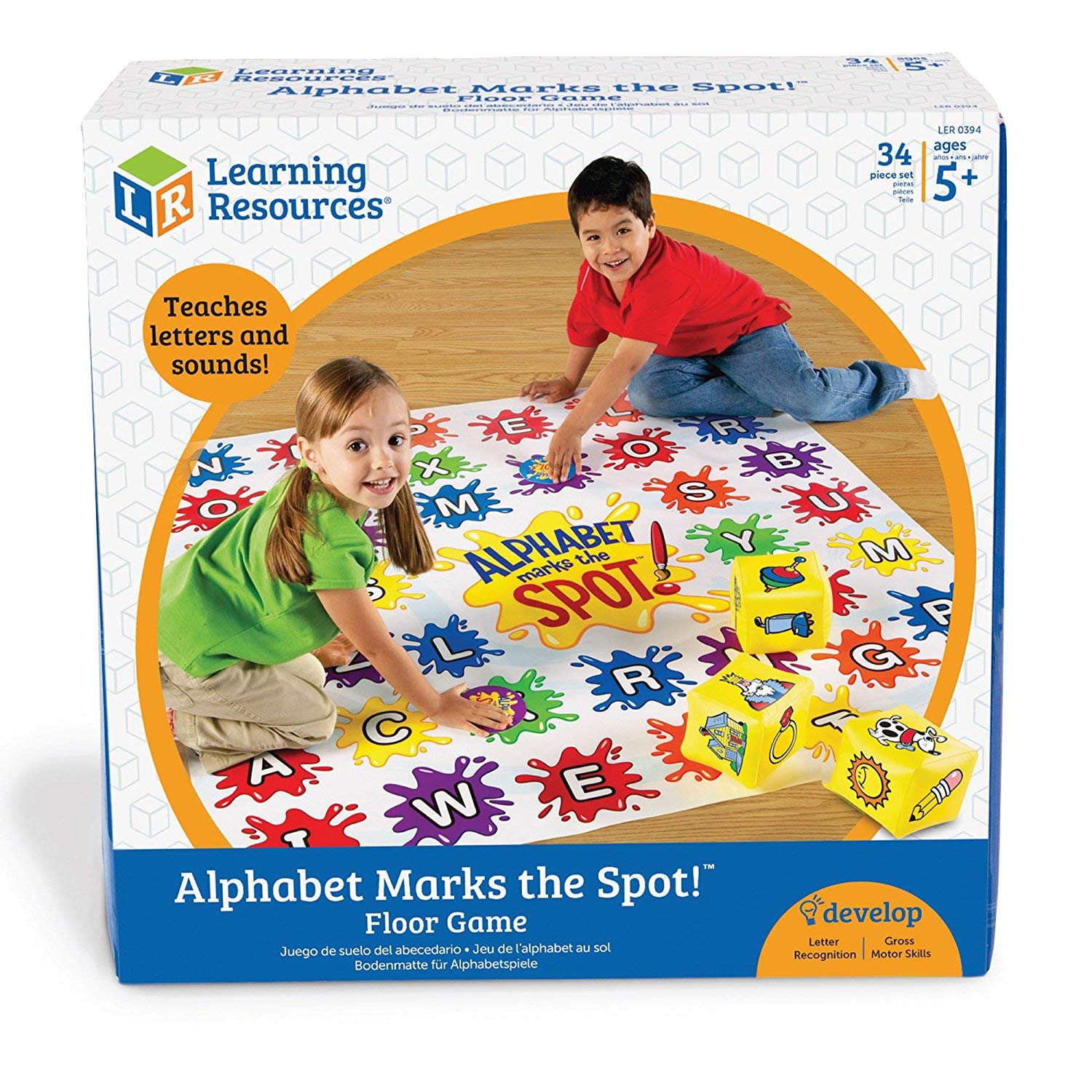 Learning Resources Alphabet Marks the Spot Alphabet Activity Game