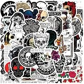 64Pcs Memento Mori Stickers, Aesthetic Sticker Decals for Water Bottle,Skateboard,Laptop,Journal,Phone,Scrapbooking,Bumper