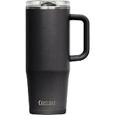 CamelBak Thrive Mug Drinkware 32oz, Black | Secure Leak Resistant Lid, Reliable Hot and Cold Insulation, Travel Ready Shape, Comfortable Carry Handle