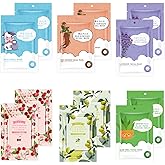 12 Sheets Face Masks Skincare, Moisturize Face Masks Suitable for Sensitive Skin, Hydrate Facial Mask for All Skin Types, Bulk Facial Masks for Women Skin Care, Soothe Face Mask for Spa Party