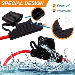 Gaoekoius 2 PCS 12 AWG Inline Fuse Holder with 30A