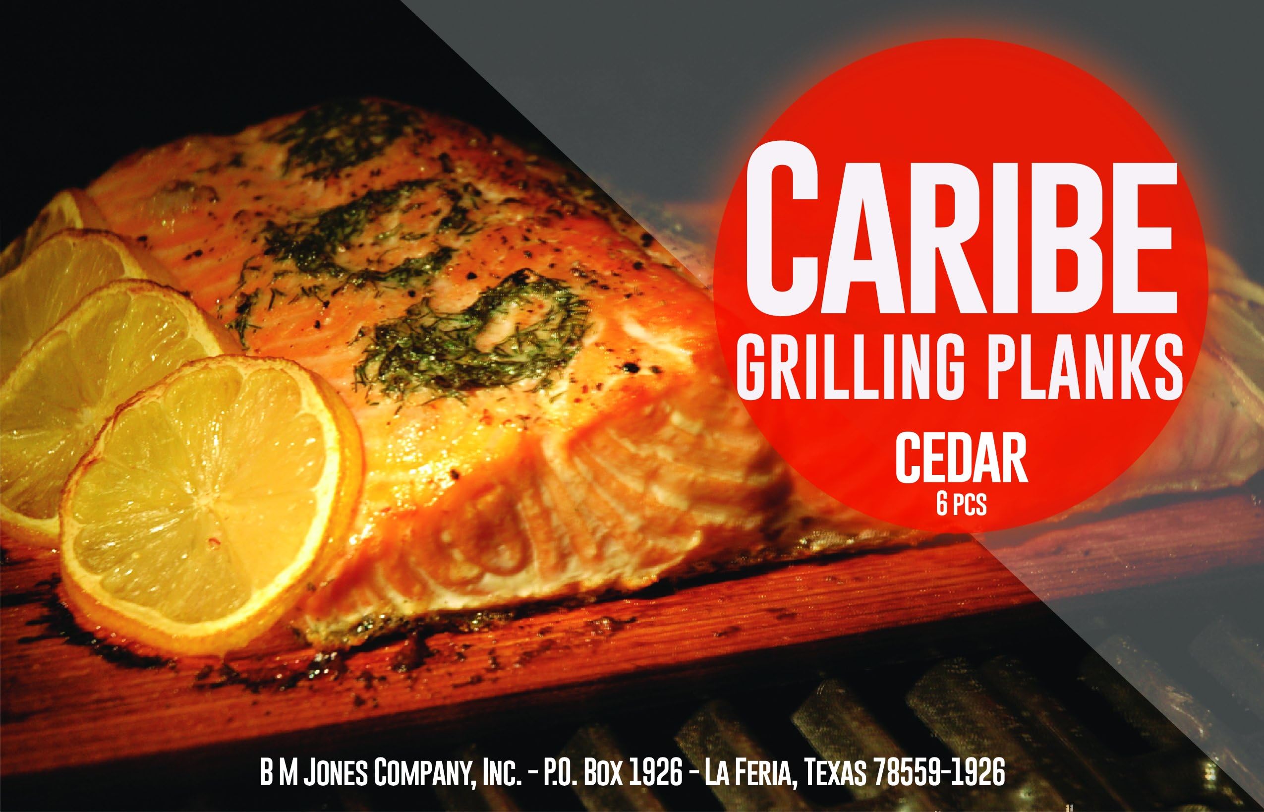Caribe Grilling Planks (Cedar), 6 Pack