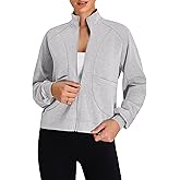 BMJL Womens Sweatshirt Zip Up Hoodie Active Long Sleeve Workout Tops Funnel Neck Athleisure Clothes Fall Jackets Outfits